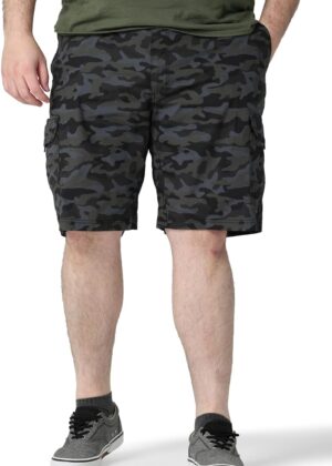 Men Big & Tall Cargo shorts with multiple pockets
