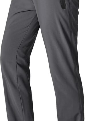 Men's Joggers Lightweight Quick Dry Casual Athletic Hiking Pants Sweatpants with Pockets Elastic Waist