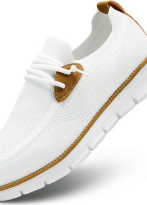 Men Casual Loafers Shoes Slip Walking Dress Sneakers Business Oxfords Work Lightweight Soft Sole