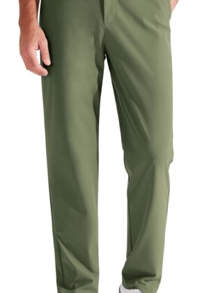 Men's Golf Pants Classic Fit Flat Front Work Dress Pants 29" 31" 33" Stretch Casual Pants Lightweight with Pockets