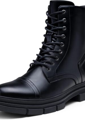 Men's Boots Fashion High Top Motorcycle Boots Waterproof Boots for Men