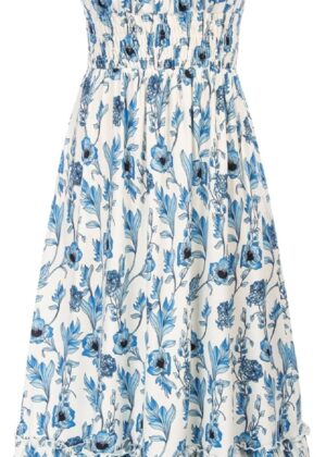 Women 2025 Summer Maxi Dress Sleeveless Floral Spaghetti Strap Smocked Boho Beach Long Dress with Pockets