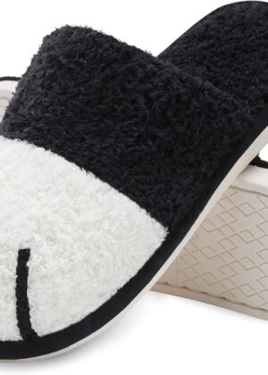 Women Cat Paw Cozy Slippers Warm Gifts for Women Men with Memory Foam Trendy Cute Fuzzy Winter House Shoes Indoor Outdoor