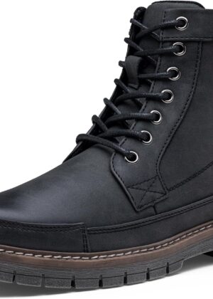 Men Boots Casual Motorcycle Boots for Men  Zipper Combat Botas Para Hombre Fashion