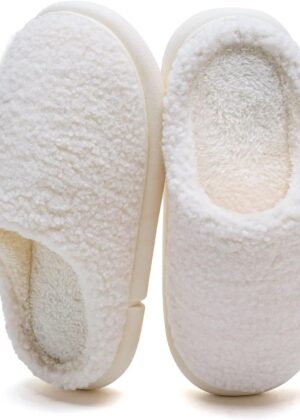Women Pillow Warm Memory Foam Slippers Comfortable Cute House Shoes Lightweight Fuzzy Christmas Slippers
