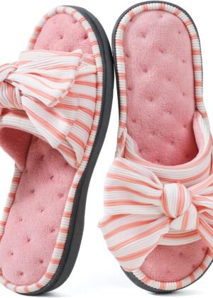 Women  Slide Slippers Memory Foam House Shoes