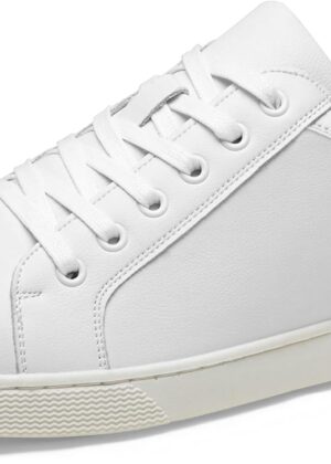 Men Sneakers Leather Casual Shoes for Men Business Lace Up Dress Sneaker Men Shoe