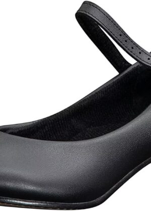 Character Shoes for Women Ankle Strap 1.55" Dance Heels for Ballroom Salsa Tango