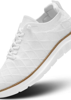 Men Casual Dress Oxfords Shoes  Mesh Work Business Walking Sneakers Comfortable Lightweight Soft Sole