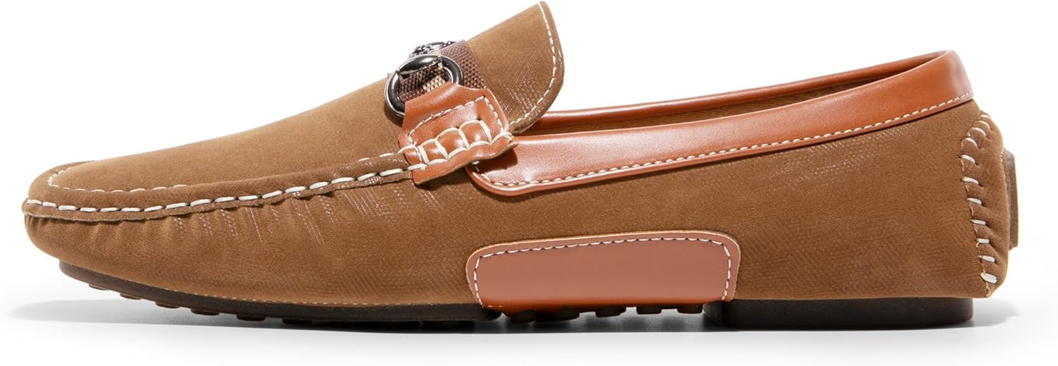 Men Driving Penny Loafers Casual Slip Moccasins Shoes - Image 2