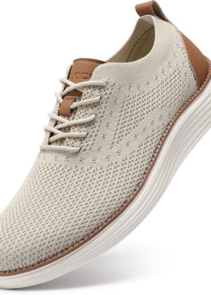 Men Casual Dress Sneakers Oxfords Business Mesh Breathable Walking Shoes Tennis Comfortable