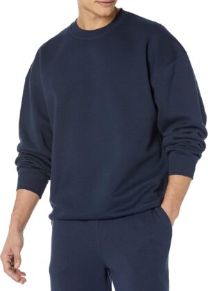 Men's Oversized-Fit Crewneck Sweatshirt (Available in Big & Tall)
