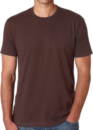 Unisex Cotton T-Shirt L DARK CHOCOLATE