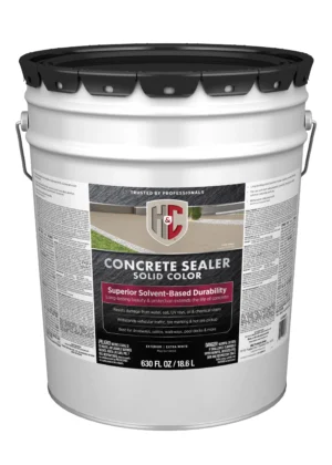 H&C Extra White Tint Base Solvent-based Semi-gloss Concentrate Concrete Sealer (5-Gallon)