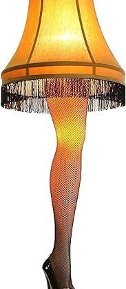 45" Christmas Deluxe Leg Lamp, Multicolor