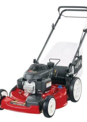 Self-propelled gas mower, 22-inch 170cc OHV engine high-wheel RWD 3-in-1 with height adjustment, oil included