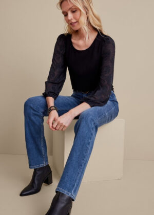 Ultimate Denim Straight Leg Jeans