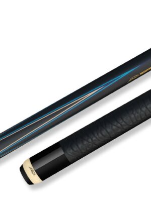Predator 4-Point Sneaky Pete Pool Cue - Black / Blue - Elephant Pattern Leather Wrap