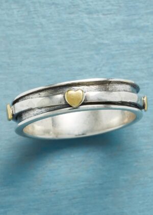 Golden Hearts Ring