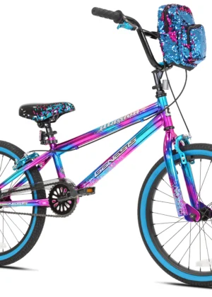 Genesis 20" Illusion Girls Child Bike, Blue/Purple
