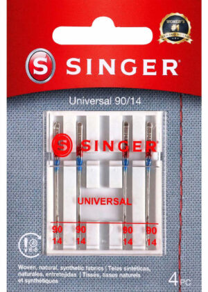 SINGER Universal Regular Point Sewing Machine Needles