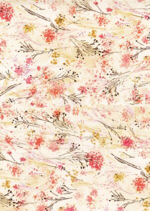 Yellow Spring Floral Blender Premium Cotton Fabric