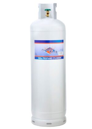 100 lb Steel Propane Cylinder POL Valve (Ships Empty)