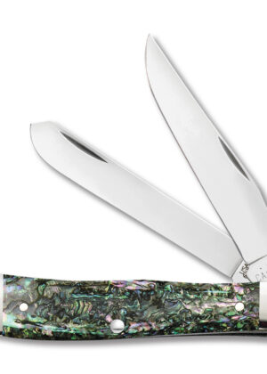 Case Genuine Abalone Trapper Folding Knife